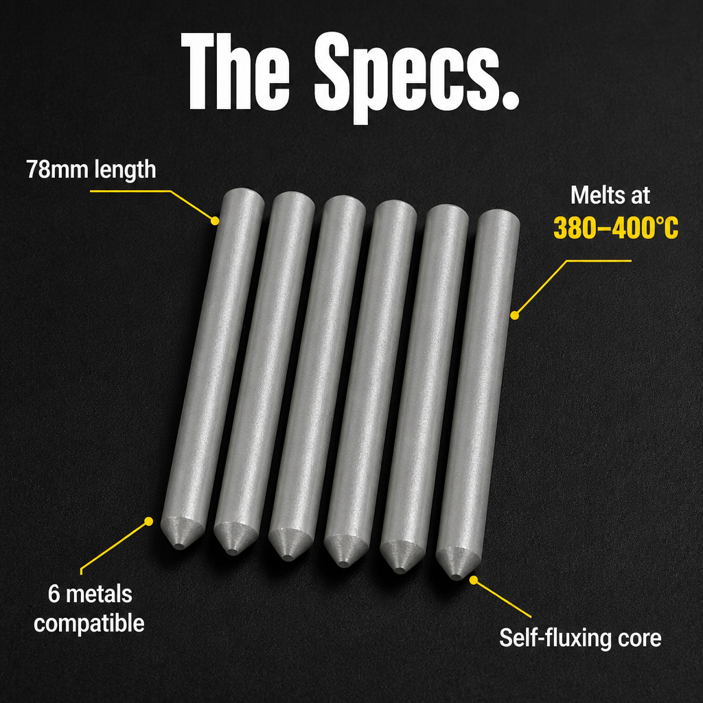 FlowForge™ — Seal Cracked Aluminum, Copper, or Steel Using Only a Lighter