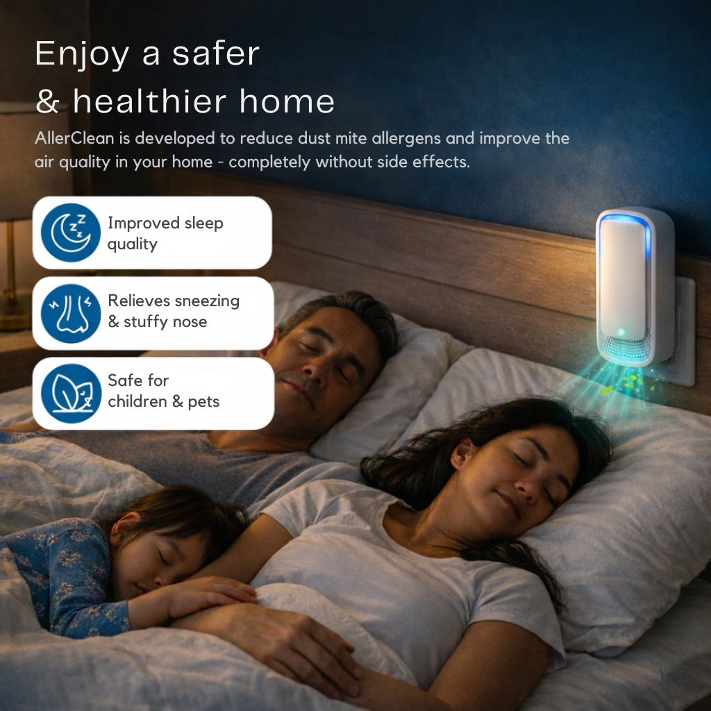 AirVibe™ — Enjoy Effortless Allergy Relief and Deep, Soothing Sleep Every Night