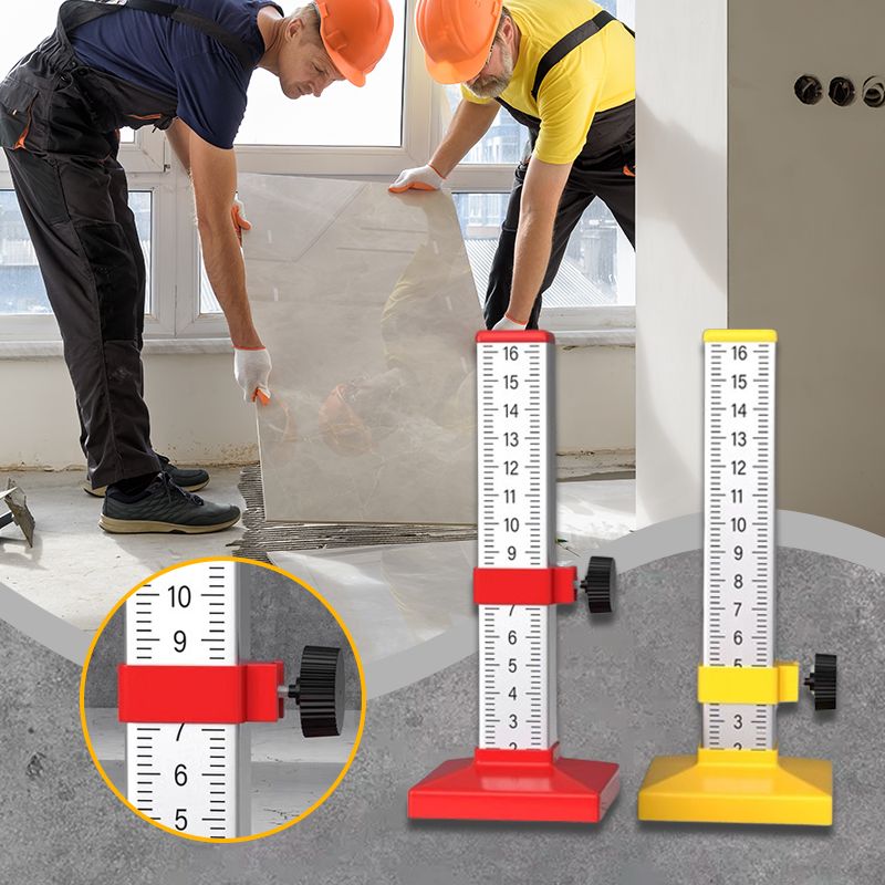 🔥Lay Floor Tile Level Height Measuring Ruler