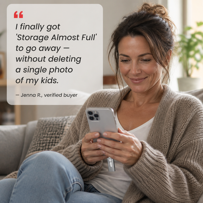 FlashVault™ — Clear Space on Your iPhone Instantly Without Removing Any Photos
