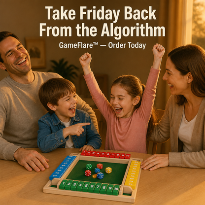 GameFlare™ — Swap Screen Time for the 4-Player Dice Showdowns Kids Crave