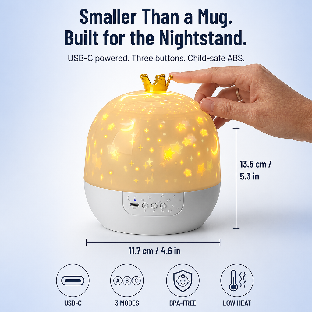 AquaDream™ — Swap Bedtime Struggles for a Starry Ceiling Show
