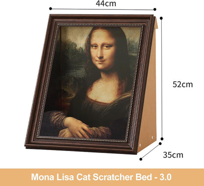 Mona Lisa Cat Scratcher Bed - Version 3.0