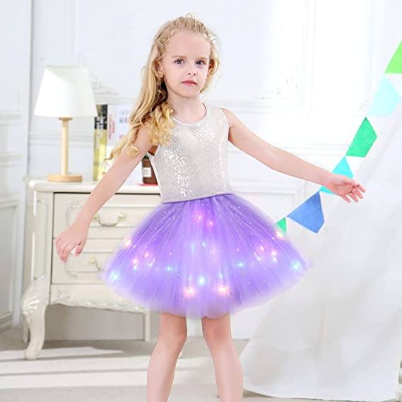 GlintWhirl™ LED Tutu Skirt — Light Up Every Step with Featherlight Comfort and Unstoppable Sparkle
