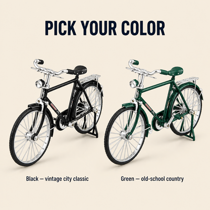 RetroMotive™ — Assemble a Functional 1:10 Classic Bicycle From 51 Alloy Components
