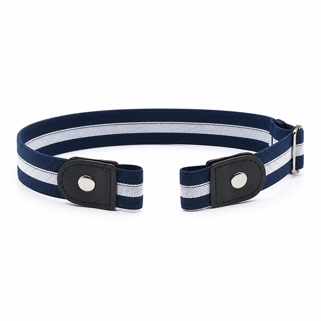 FlexiStride™ – Snapless Stretch Belt with Hidden Closure