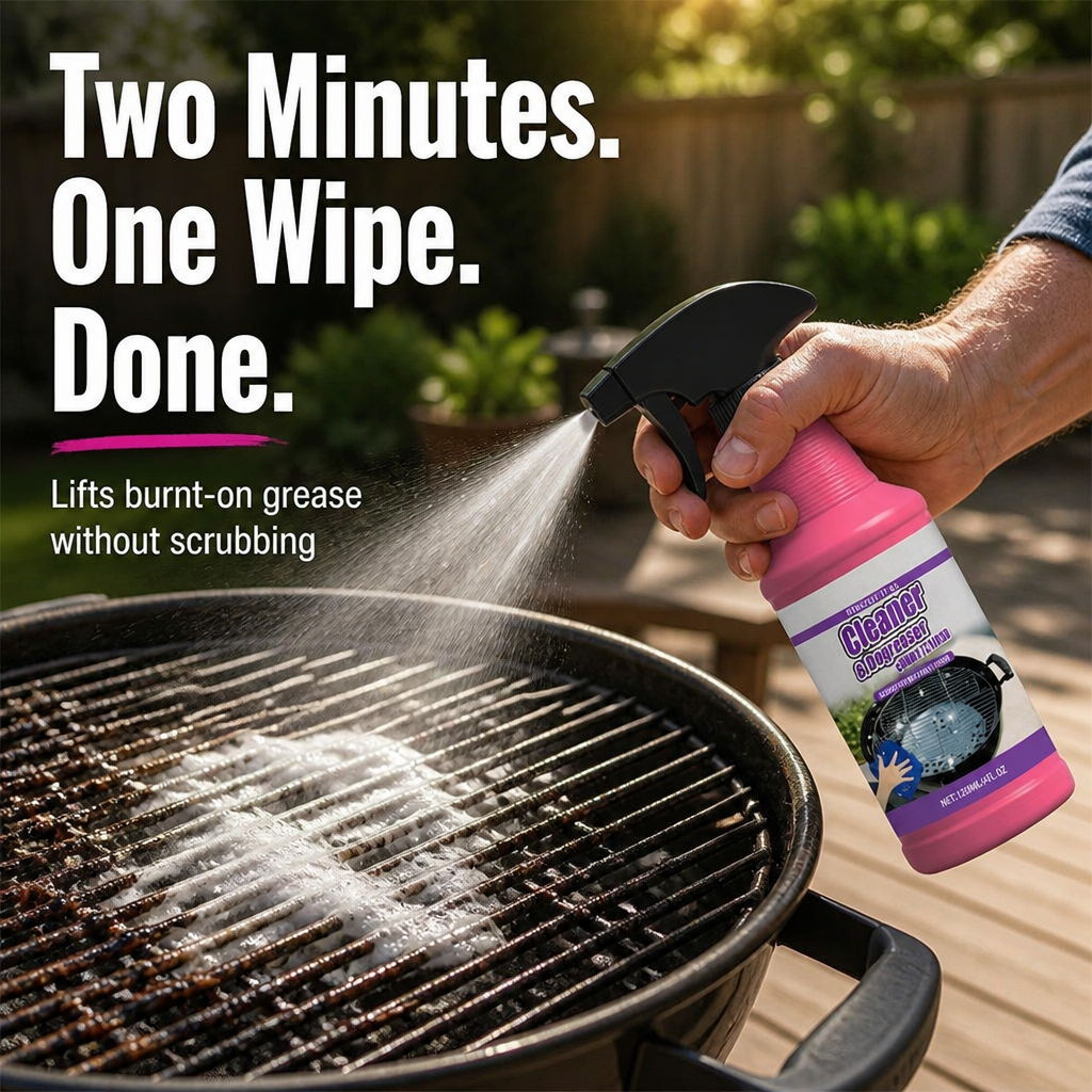 FlameForce™ — Remove Stubborn Burnt Grease from Your Grill in Just Two Minutes