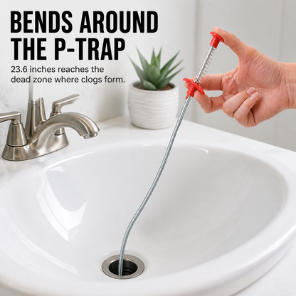 ClingClaw™ — Extract Hairball Drano Even Plumbers Can't Access