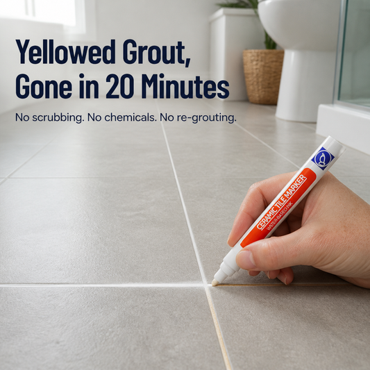BioShieldSeal™ — Restore Yellowed Grout Lines to Fresh White in Just 20 Minutes