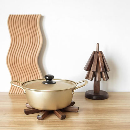 Premium Walnut Wood Mat