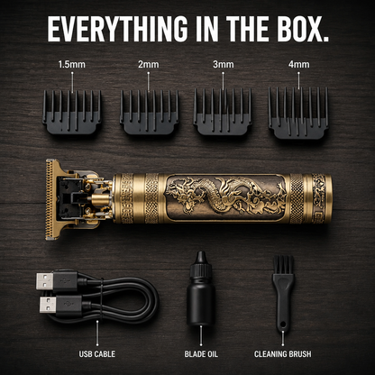 EdgeCraft™ Vintage T-Blade Trimmer — Shape Fades & Edges with Pro-Level Precision