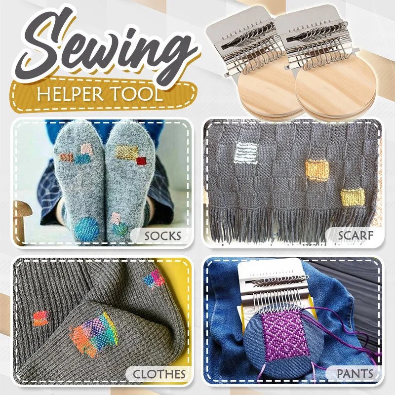 ThreadCraft™ Mini Loom — Instantly Revive Your Favorite Clothes with Creative Flair