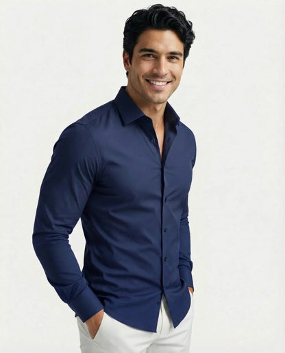 EdgePulse™ Shirt — Stay Fresh, Wrinkle-Free, and Unstoppable All Day Long