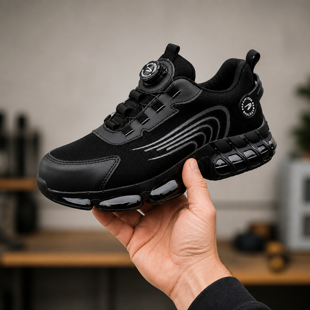 RevitaStride™ – Ultralight Kevlar Sneakers with Rotary Safety Closure