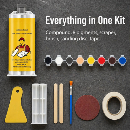 LuxePatch™ — Match Color & Repair Cracked Tile, Stone, or Porcelain Instantly