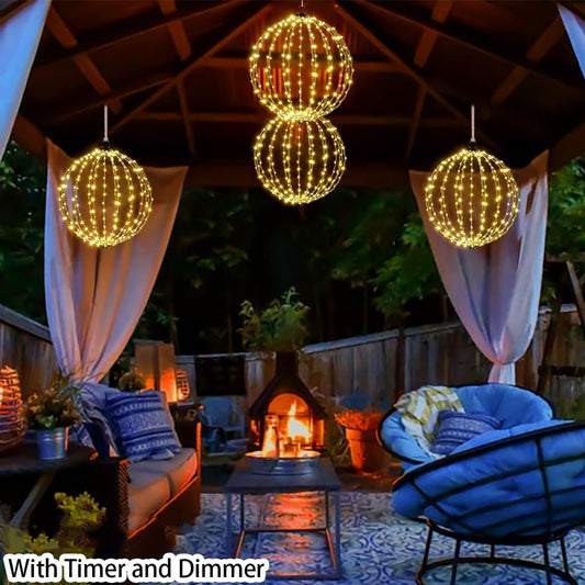 LumoGlow — Warm White LED Light Balls for Indoor & Outdoor Use