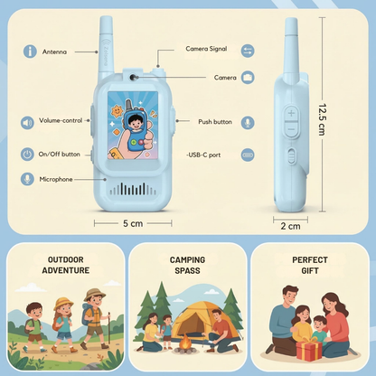 QuestLink™ Walkie-Talkies — Ignite Your Child’s Boldest Adventures with Crystal-Clear Connection and Endless Imagination