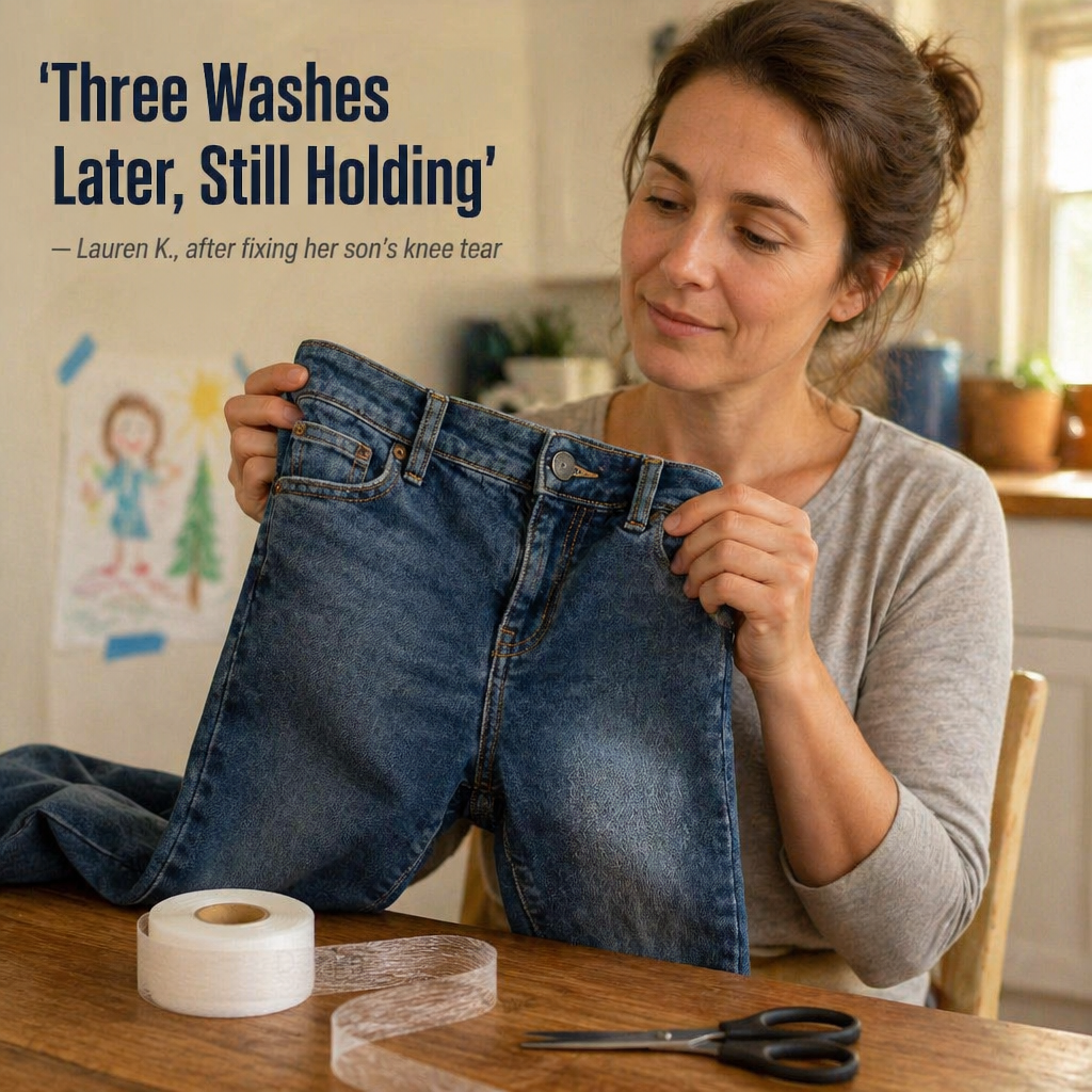 SwiftPatch™ — Repair Tears, Hems & Frays In Just 10 Seconds