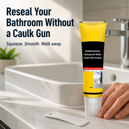 AquaShield™ — Reseal Bathroom and Kitchen Edges Minus the Caulk Gun