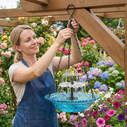 AquaLuxe™ Fountain — Sun-Powered Serenity That Brings Your Garden to Life