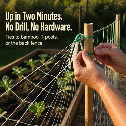 SkyRiseGrid™ — Double Your Yield in Half the Garden Space