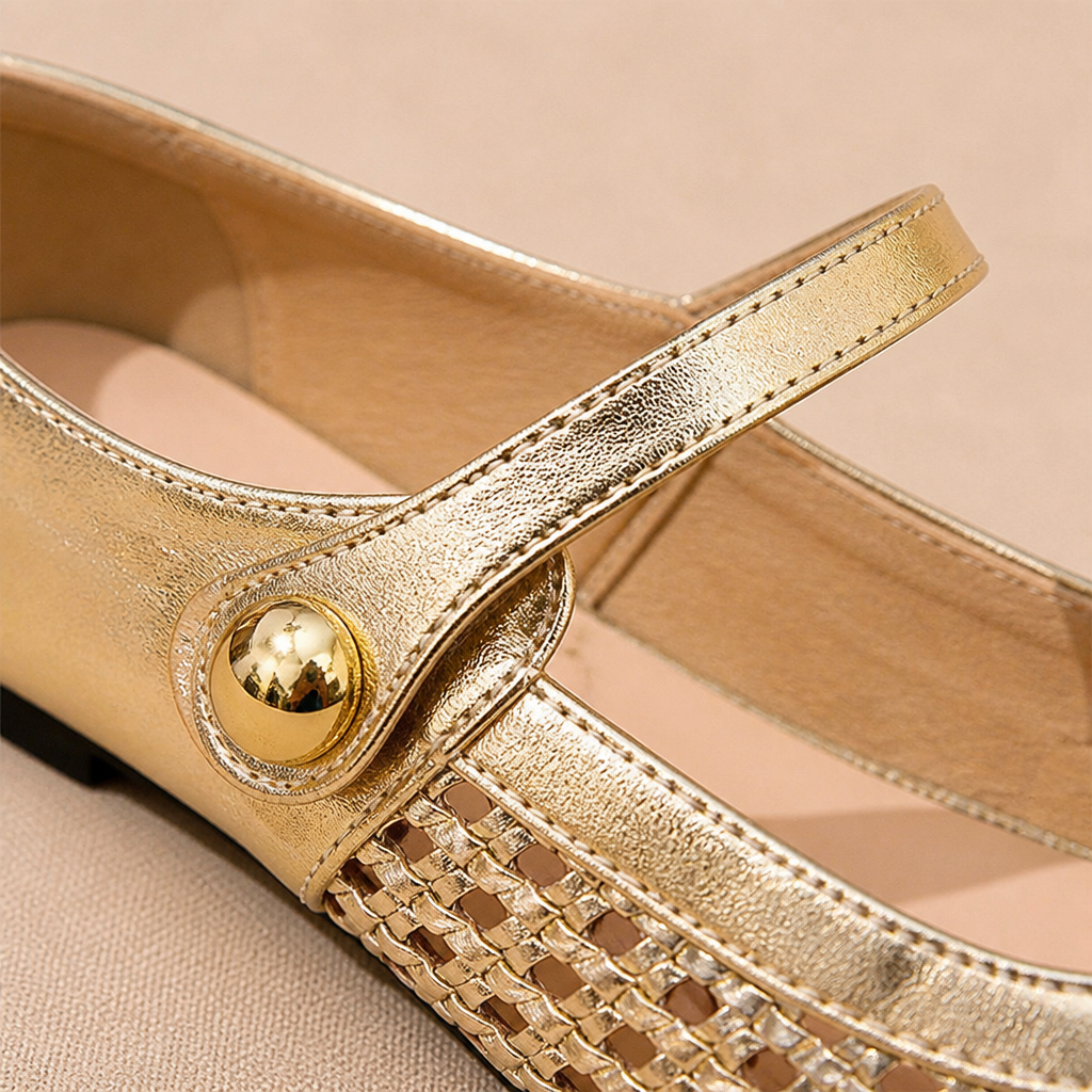 BreezeStep™ – Handcrafted Square-Toe Mary Jane Mules