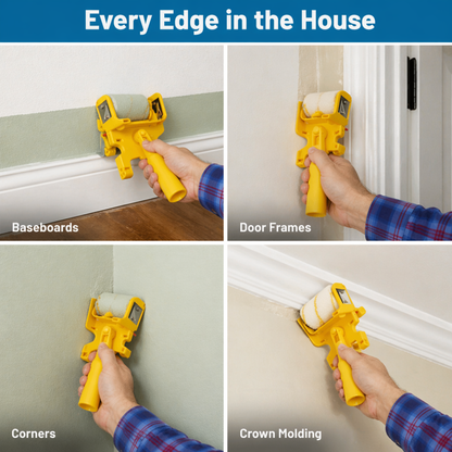 FluxEdge™ Paint Edger — Achieve Razor-Sharp Lines Without Tape, Drips, or Touch-Ups