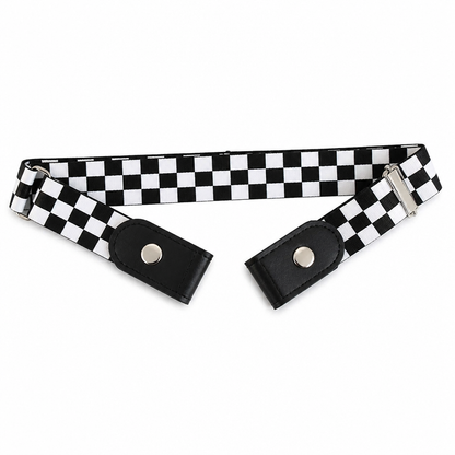 FlexiStride™ – Snapless Stretch Belt with Hidden Closure