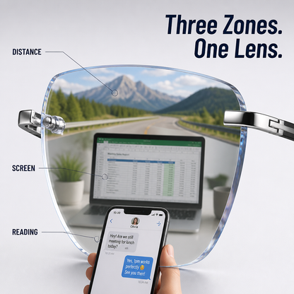 BluCera™ — See Clearly While Reading, Driving & Scrolling in One Lightweight Pair