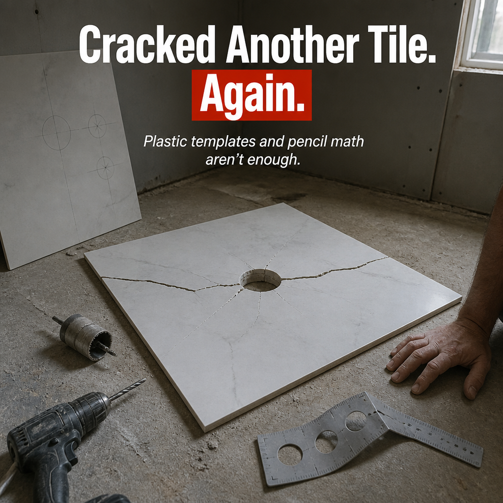 PipeMark™ — Stop Tile Breakage and Nail Perfect Pipe Cuts Every Time