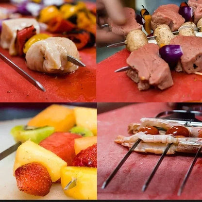 IronFlare™ 3-in-1 Grill Skewers — Unlock Juicy, Perfectly Held Bites with Effortless Cleanup Every Time