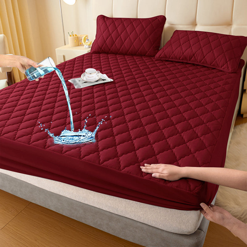 SnoozeShield™ — Wrap Your Bed in Heavenly Softness and Total Stain Defense