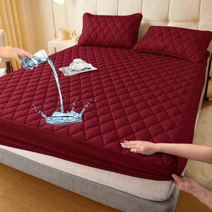 SnoozeShield™ — Wrap Your Bed in Heavenly Softness and Total Stain Defense