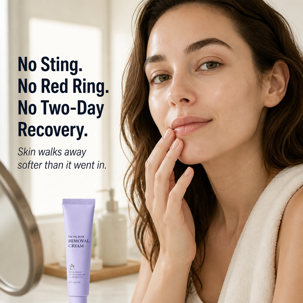 VelvetSheer™ — Remove Peach Fuzz Fast Without Irritation or Chemical Odor