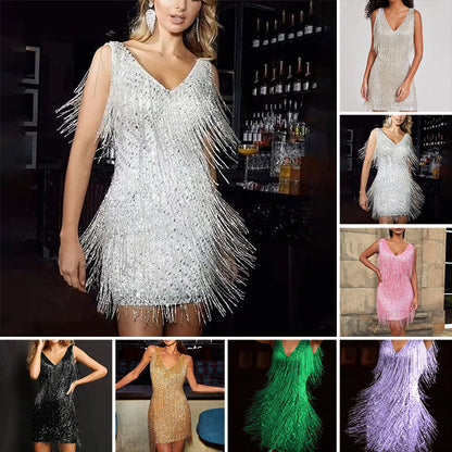 SerenaLuxe™ Tassel Dress — Slip Into Unstoppable Confidence That Lasts All Night