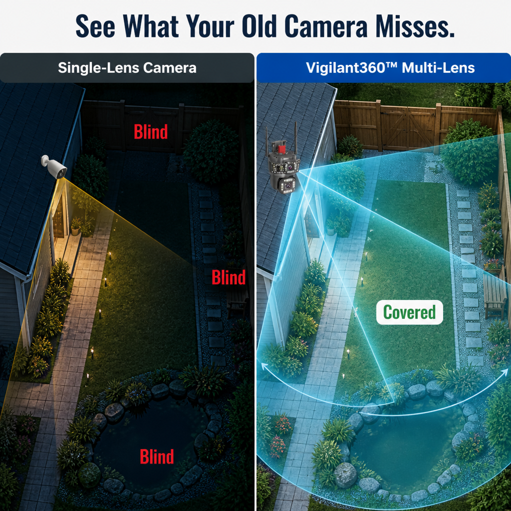 Vigilant360™ — Secure Every Corner With Multi-Lens HD Coverage
