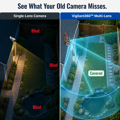 Vigilant360™ — Secure Every Corner With Multi-Lens HD Coverage