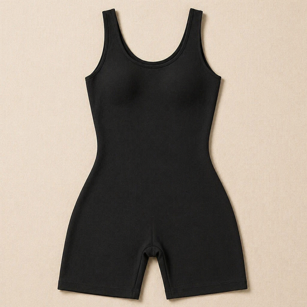LunaContour™ – Seamless Full-Body Shaping Suit with Mid-Thigh Slimming
