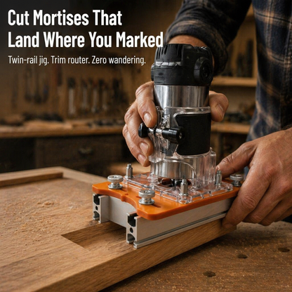 NovaCraft™ — Make Precisely Straight Mortises & Slots Without a Wandering Router