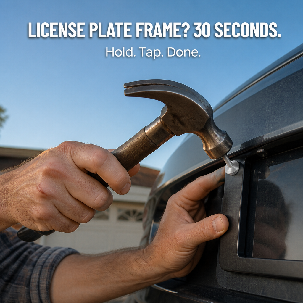 TitanGrip™ Hammer Drive Rivets — One Tap Locks It Tight for Life, No Tools Needed