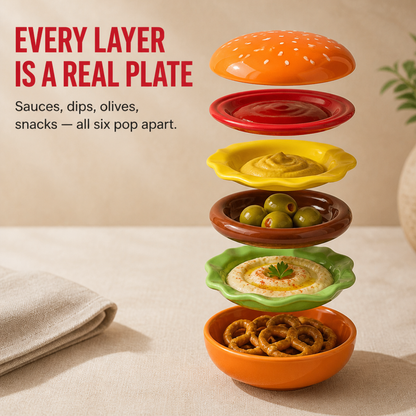 SmashStack™ — Layer Every Sauce, Snack & Side Into a Mini Burger Tower