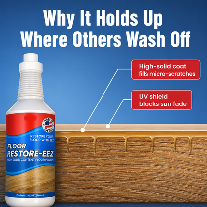 LustroLuxe™ — Restore Dull, Scratched Floors Instantly With One Coat