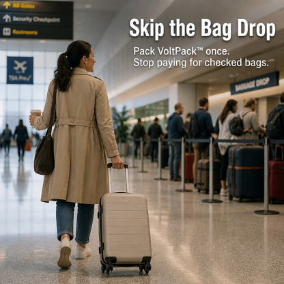 VoltPack™ — Compress Your Suitcase 80% Using a Pocket USB Vacuum Pump