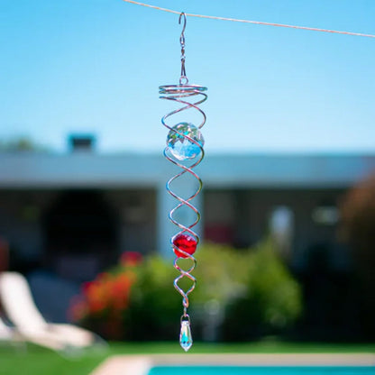 1+1 FREE | CrystalTwister™ - Metal Spiral Crystal Wind Chime [Final Day Discount]