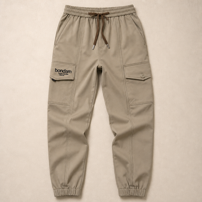 FitEase™ – Slim Cargo Joggers with Stretch Drawstring Waist