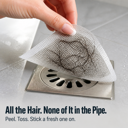DrainGuard™ — Prevent Hair Buildup Before It Ruins Your Shower Drain