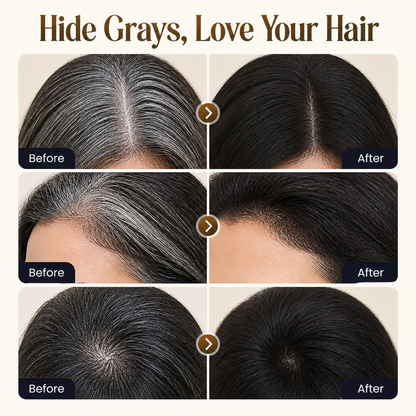 LuxeShade™ — Hide Stubborn Grays in 60 Seconds, No Salon Fuss