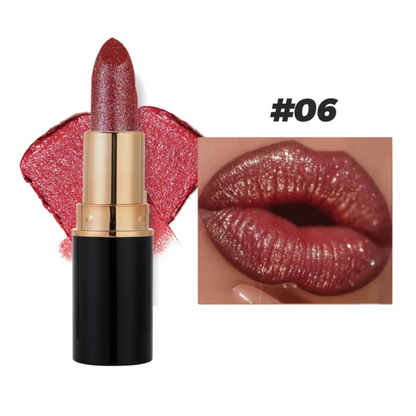 LuxeLure™ Metallic Lip Color — Drench Your Lips in 24-Hour Shine and Silky Comfort That Never Fades