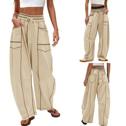 ComfyBarrel – Lounge Sweatpants with Wide Legs and Pockets