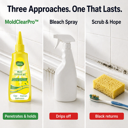 MoldClearPro™ — Remove Black Mold From Silicone, Grout & Rubber Seals Within Hours